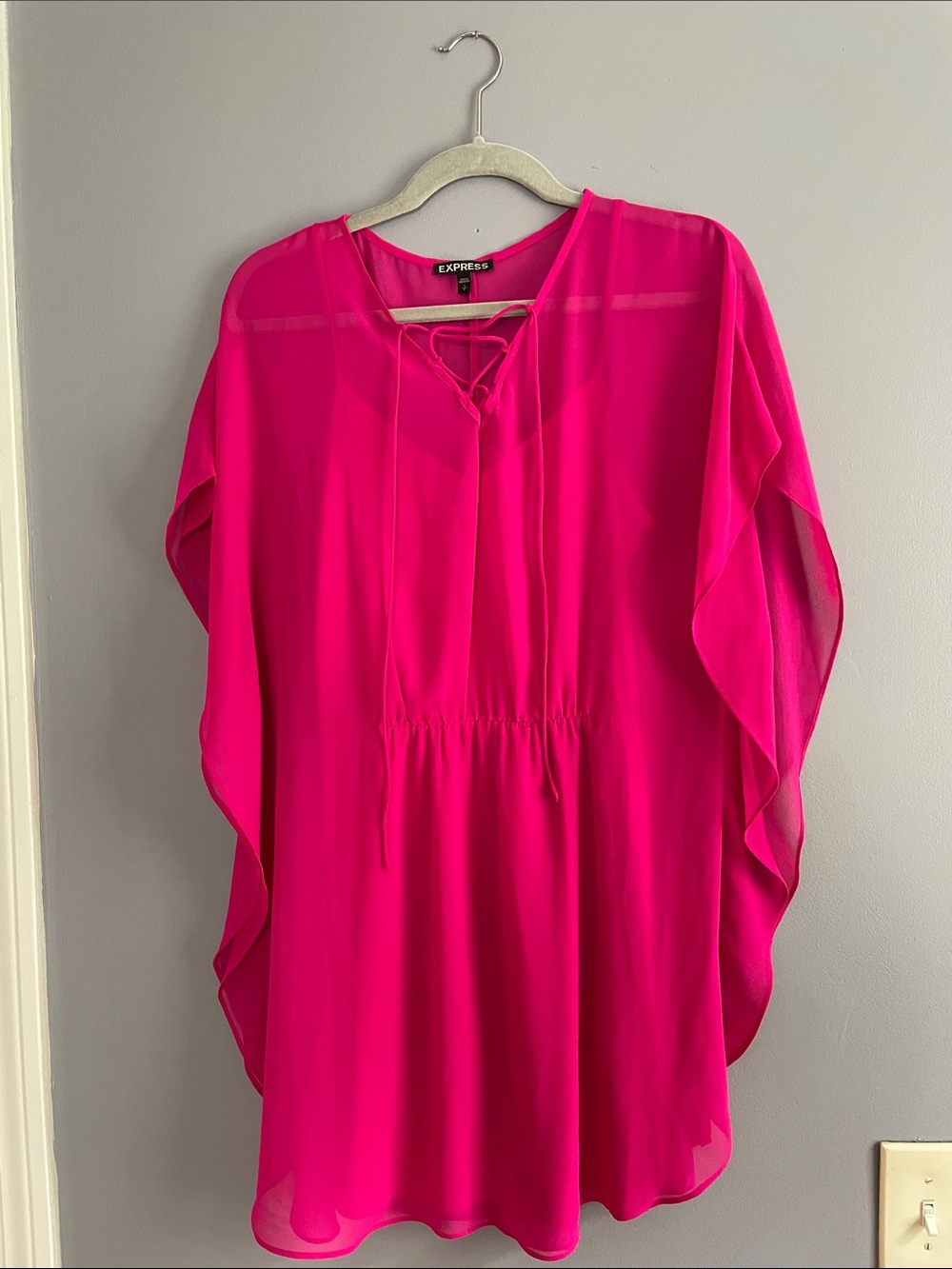 Express Hot Pink Tunic dress